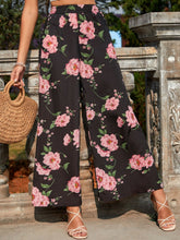 Load image into Gallery viewer, Printed Elastic Waist Wide Leg Pants
