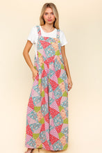 Load image into Gallery viewer, Haptics Full Size Printed Wide Leg Overalls with Side Pockets
