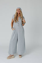 Load image into Gallery viewer, Davina Wide Leg Jumpsuit - Heather Gray
