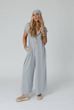 Load image into Gallery viewer, Davina Wide Leg Jumpsuit - Heather Gray
