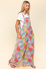 Load image into Gallery viewer, Haptics Full Size Printed Wide Leg Overalls with Side Pockets
