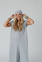 Load image into Gallery viewer, Davina Wide Leg Jumpsuit - Heather Gray
