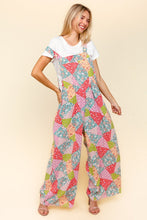 Load image into Gallery viewer, Haptics Full Size Printed Wide Leg Overalls with Side Pockets
