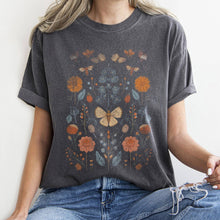 Load image into Gallery viewer, Bohemian Garden Moth T-shirt
