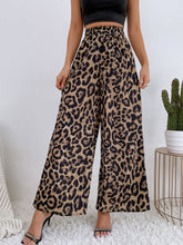 Load image into Gallery viewer, Printed Elastic Waist Wide Leg Pants
